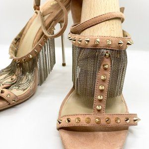 Brian Atwood Lt. Pink Suede Heel